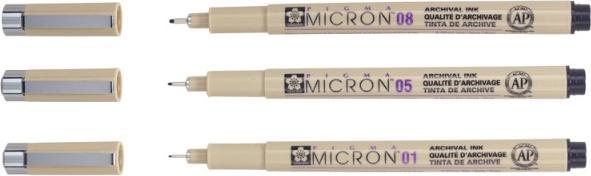 Image du produit Sakura Pigma Micron (Noir, 3 x)