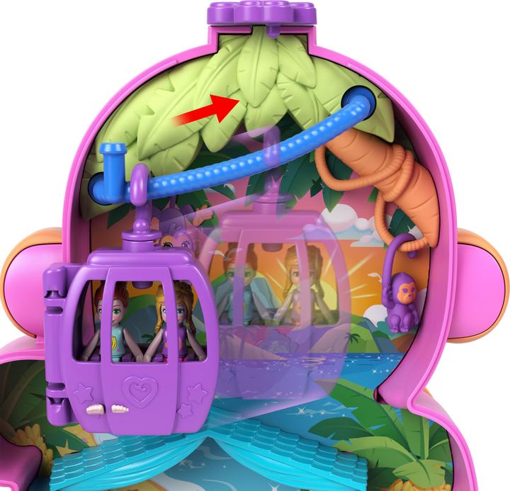 Actual product image Polly Pocket Play set monkey mum and baby
