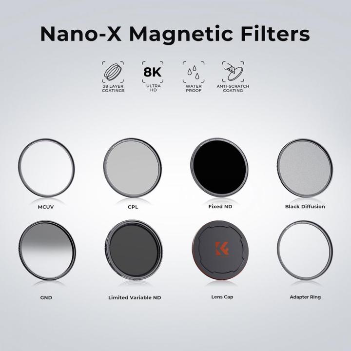 Produktbild K&F Concept Magnetic CPL Filter Nano X 72mm (KF-1706) (72 mm)