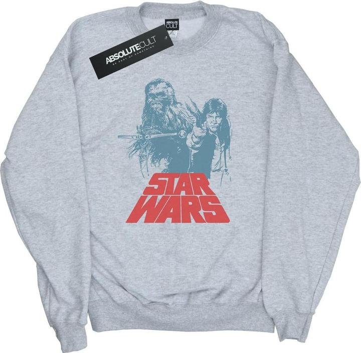 Star Wars Han Solo Chewie Duet Sweatshirt (XXL)