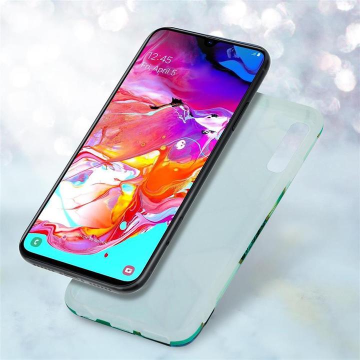 Image du produit Cadorabo Couverture IMD TPU Marbre coloré (Samsung Galaxy A70, Samsung Galaxy A70S)