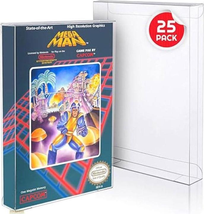 Produktbild Evoretro PET Gehäuse 25er-Pack für NES Spiele (NES Classic)