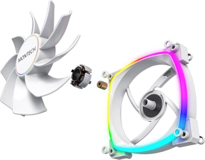 Actual product image Montech RX140 PWM - white (140 mm, 1 x)
