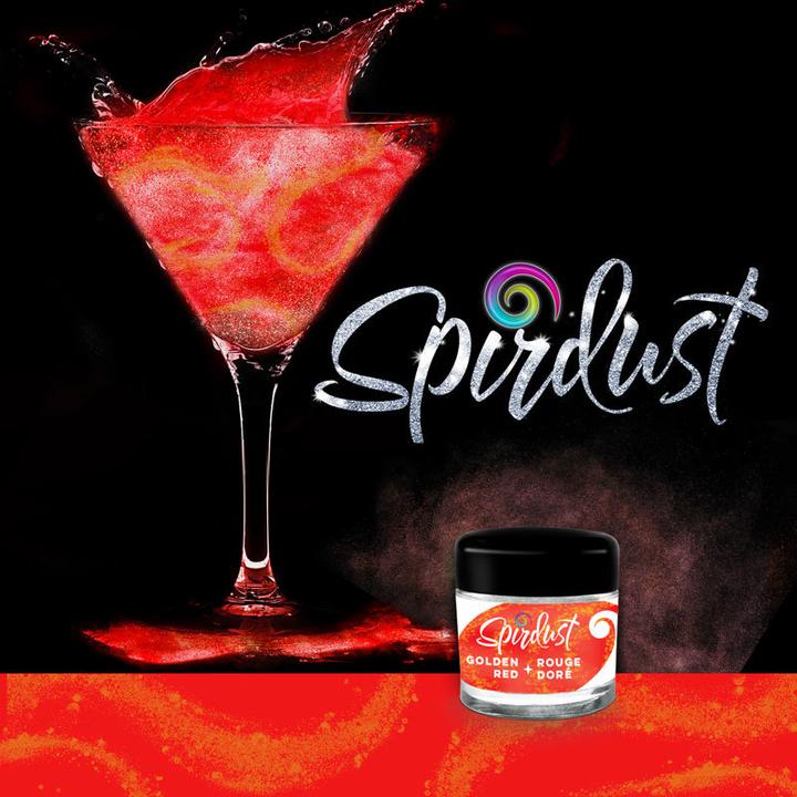 Produktbild Roxy & Rich Glitzer für Cocktails Gold-Rot