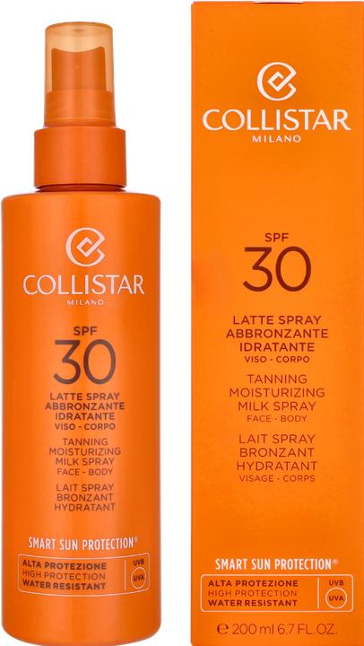 Immagine prodotto Collistar CS Sun - Latte spray idratante abbronzante SPF30 (Spray solare, SPF 30, 200 ml, 150 g)
