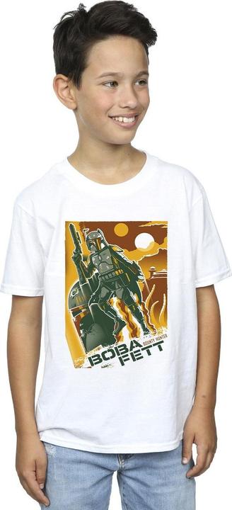 Immagine prodotto Star Wars Boba Fett Collage Maglietta Ragazzi (128)