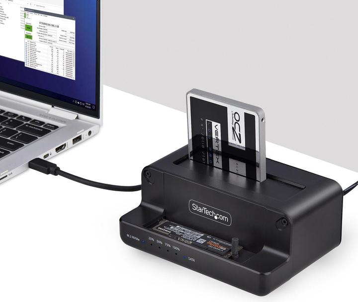 Produktbild StarTech HDD Acc M.2 NVMe to 2.5/3.5" SATA Cloner