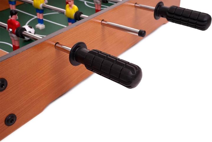 Produktbild Swisshandel24 Mini Fussballkicker, Tischspiel Tischkicker inklusive Zubehör, Holz 51x31x10cm