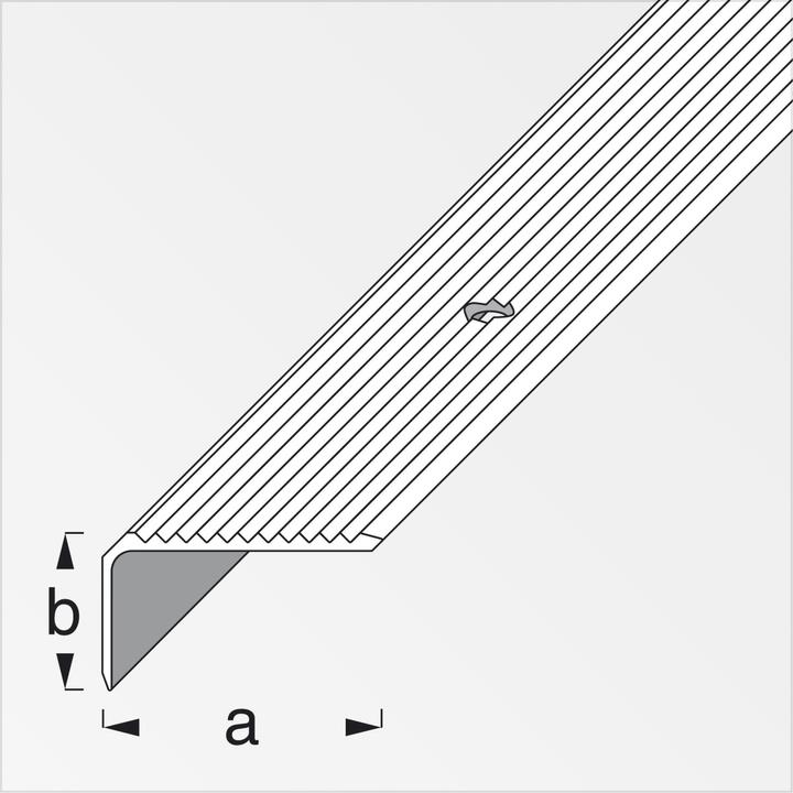 Produktbild Alfer Treppenprofil Alu gelocht 2 m