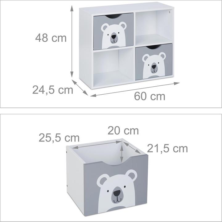 Image du produit Relaxdays Étagère pour enfants