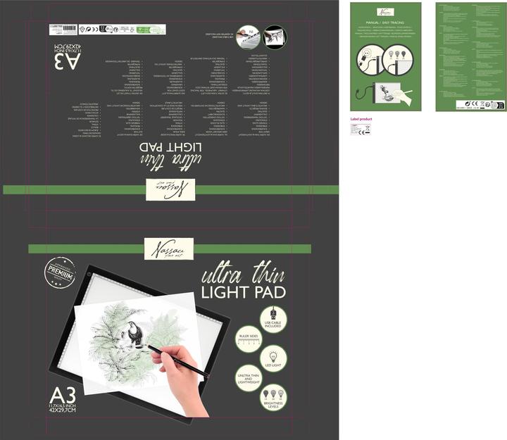 Produktbild Legind Nassau - Led light pad A3 (AR3002/GE)