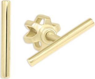 Brilio Minimalist gold earrings Bars 231 001 00672 0000000