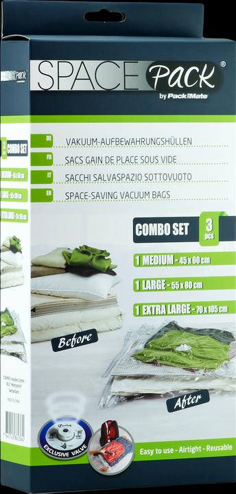Torimex Vacuum Bag Space Pack Combo Set 3pcs