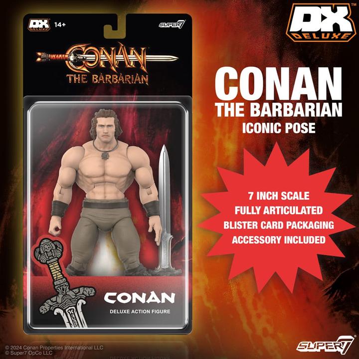 Produktbild Super7 Conan der Barbar 1982 Deluxe Actionfigur Conan Iconic Pose 18 cm