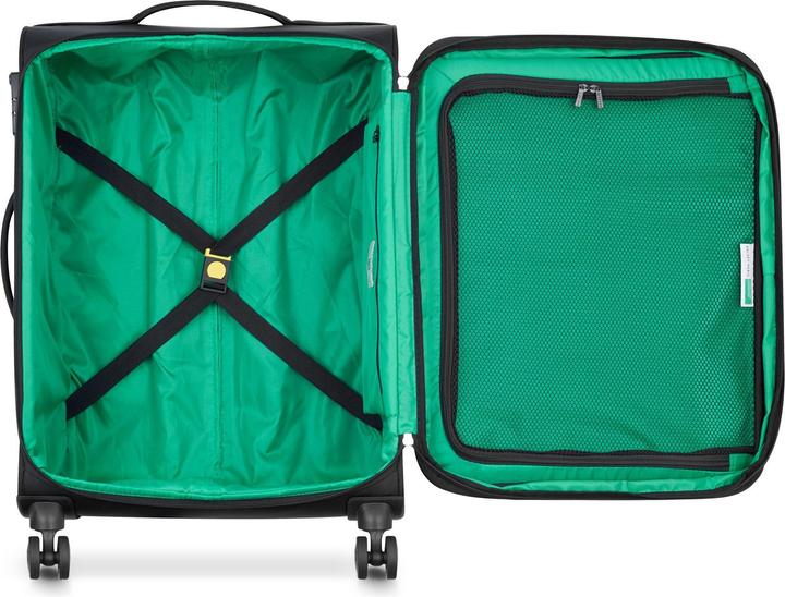 Immagine prodotto Delsey Paris x United Colors of Benetton Color Block Trolley da cabina a 4 ruote S 55 cm con piega elastica (77 l, Bagaglio a mano (fino a 50 litri))