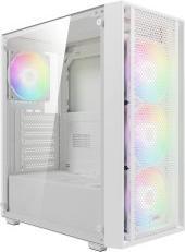 Produktbild Gamdias Boitier Moyen Tour ATX Aura GC1 Elite RGB avec panneau vitré (Blanc) (ATX)