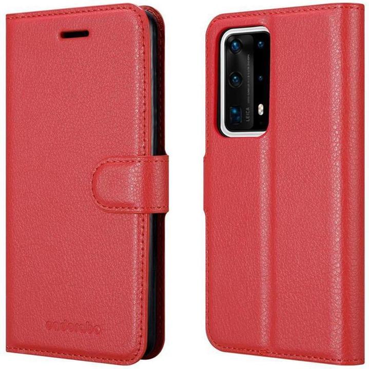 Actual product image Cadorabo Book with stand function cover (Huawei P40 Pro+)