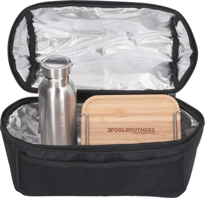 Produktbild Makita Toolbrothers Lunchpaket mit Isoliertasche + Toolbrothers Fan Edelstahl Brotdose mit Bambus De