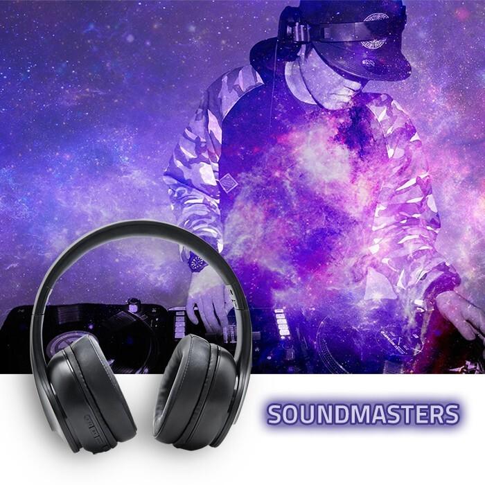 Actual product image Qoltec 50844 Wireless Headphones (30 h, Wireless)
