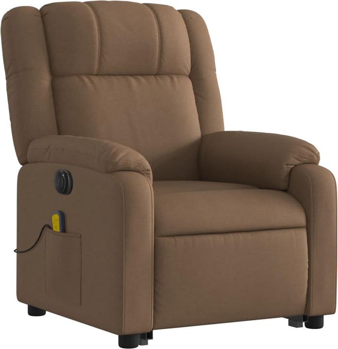 VidaXL Elektrischer Massagesessel mit Aufstehhilfe Stoff