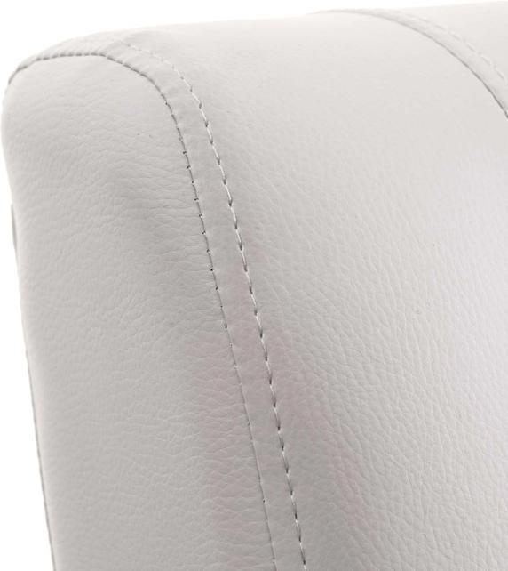 Produktbild Swisshandel24 Fernsehsessel, Relaxsessel Liege Sessel, Kunstleder klappbar 99x70x75cm - weiss