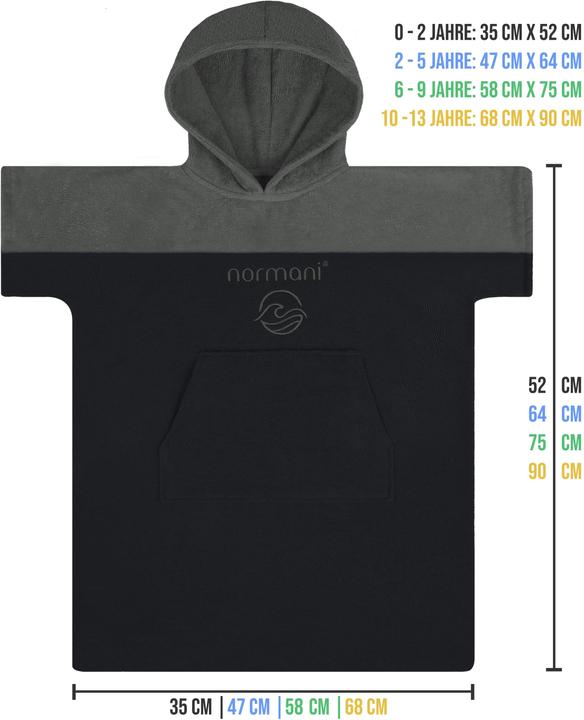 Produktbild Normani Kinder Badeponcho Puwai