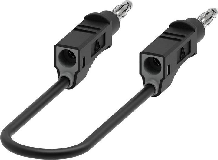 Image du produit Electro PJP 2110-CD1-25N Câble de mesure (fiche banane - fiche banane) 25 cm Sch