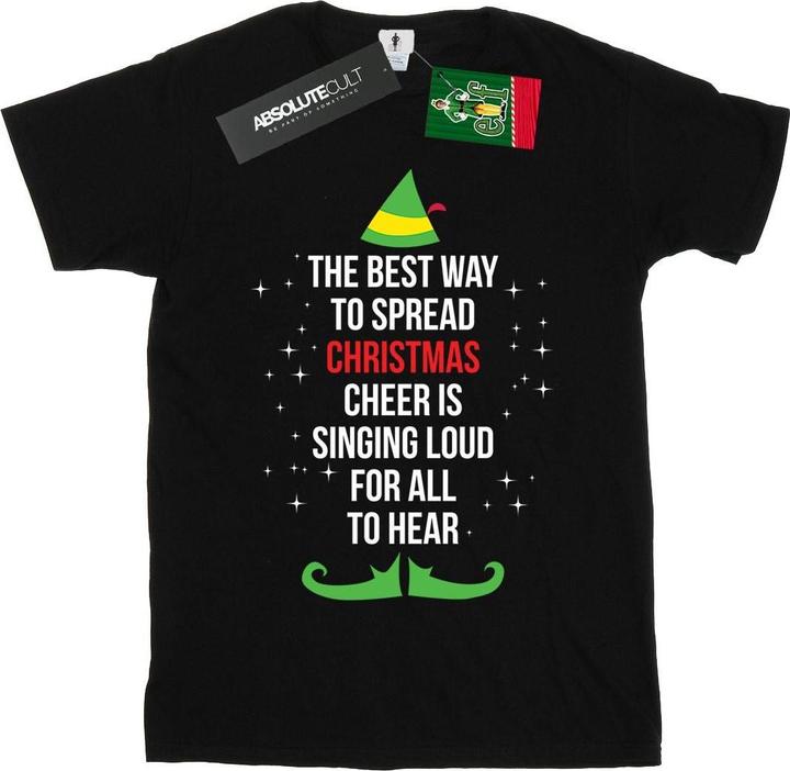 Elf Christmas Cheer Text TShirt (XXL)