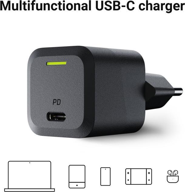 Produktbild GreenCell Ładowarka Green Cell CHARGC06 1x USB-A 1x USB-C 3 A (CHARGC06) (33 W)