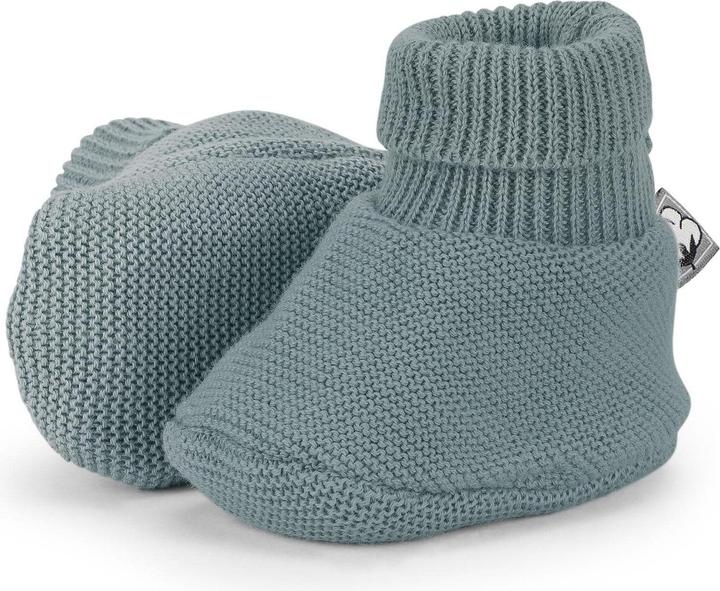 Sterntaler Baby-Socken Strick-Schuh Grün Gr. 14 (14)