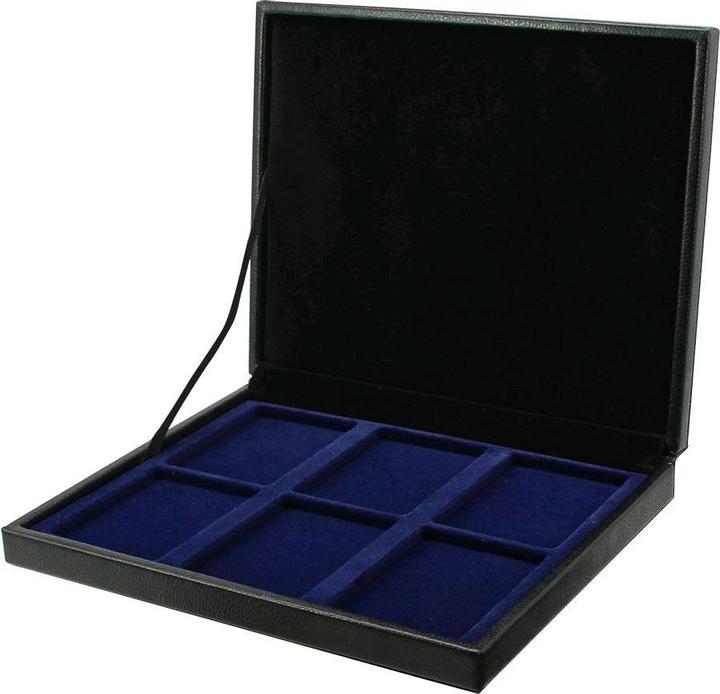 Actual product image Safe Leather case with tableau for 6 slabs