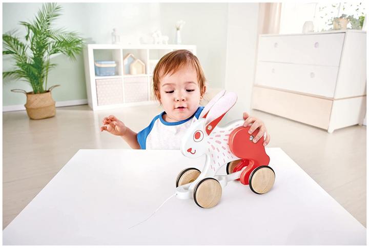 Actual product image Hape Pull-along bunny