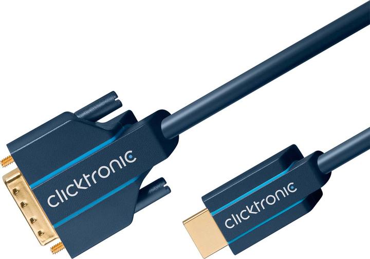Produktbild clicktronic HDMI (Typ A) — DVI (2 m, HDMI, DVI)