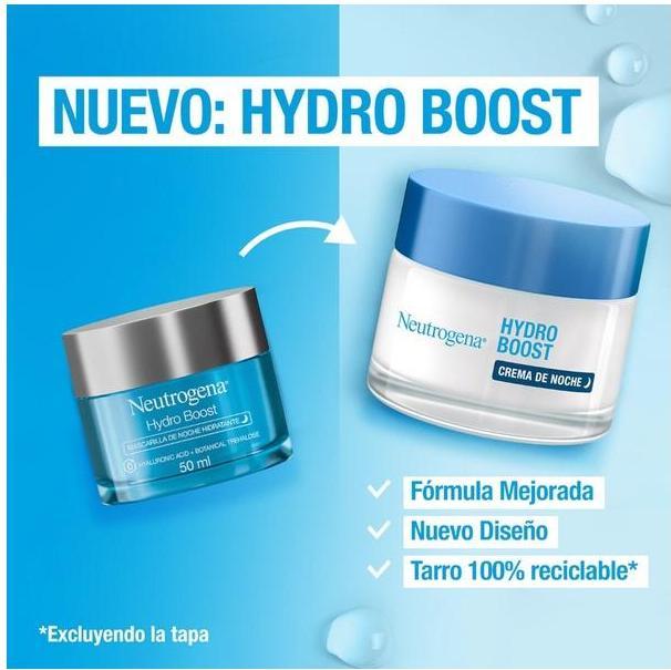 Actual product image Neutrogena Feuchtigkeitscreme HYDRO BOOST 50 ml (50 ml, Night cream)