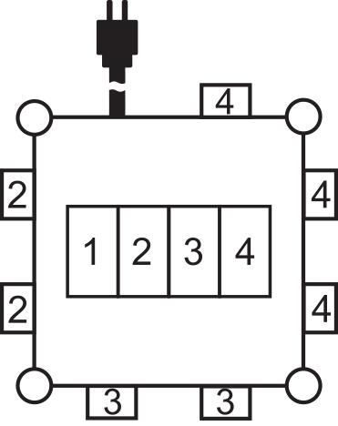 Produktbild Brennenstuhl Kabel Baustelleneinsatz und ständiger Einsatz im Freien, mit FI-Schalter (7 x, CEE)