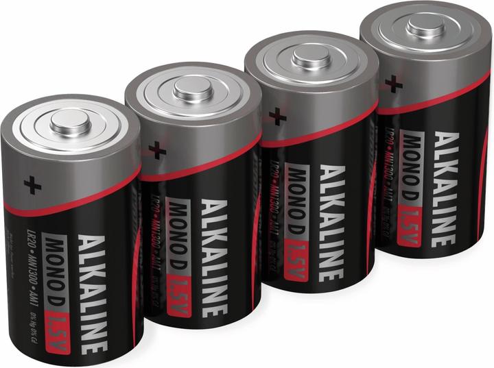 Produktbild Ansmann Mono (D)-Batterie Alkali-Manga (4 Stk., D, 1300 mAh)