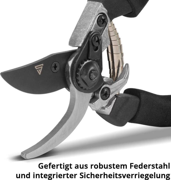 Produktbild Stahlwerk Gartenschere aus Federstahl Rosenschere / Rebschere / Gärtnerschere