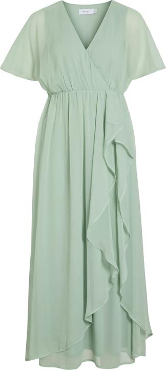 Vila Kurzarm Maxikleid