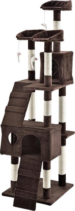Produktbild Juskys XXL Kratzbaum Amy braun (170 cm, Braun)