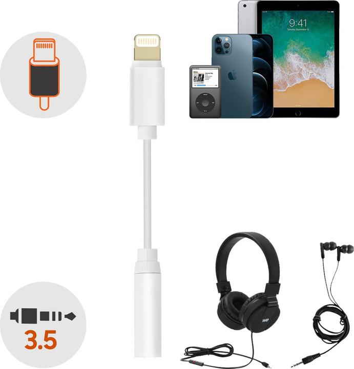 Produktbild Avizar Lightning / 3.5mm Klinke Audio-Adapter (Lightning, Lightning)