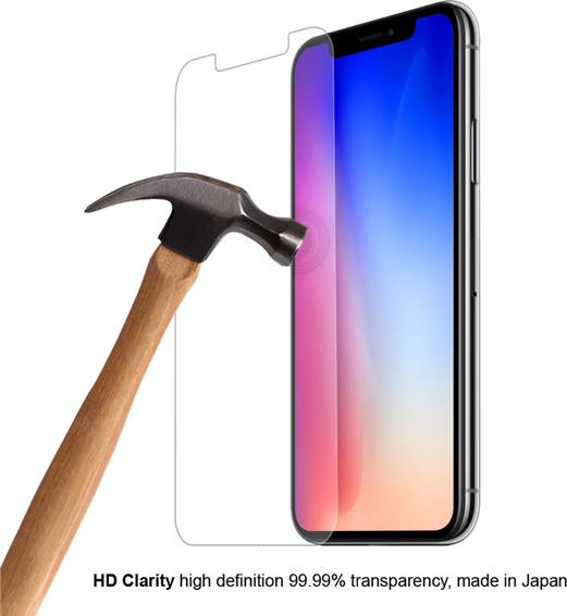 Actual product image Eiger Mountain Glass Clear (1 Piece, Apple iPhone XS Max)
