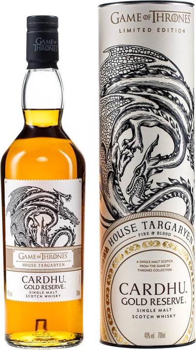 Produktbild Cardhu Gold Reserve GAME OF THRONES House Targaryen Single Malt Scotch Whisky mit Etui (Single Malt, Scotch Whisky)