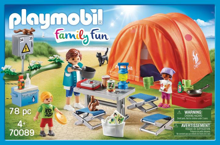 Immagine prodotto Playmobil Campeggio per famiglie (70089, Divertimento in famiglia Playmobil)