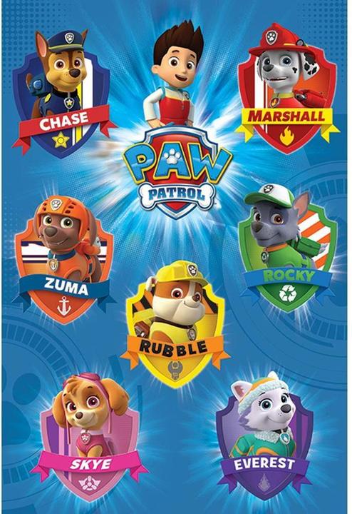 Produktbild Paw Patrol Poster Wappen
