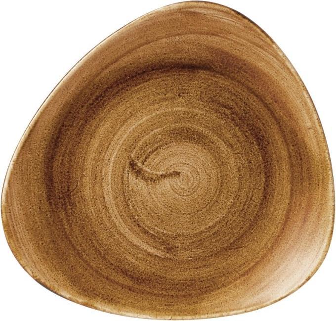 Churchill Stonecast Patina Vintage Copper Triangle Assiette plate 26.5cm (26.50 cm)