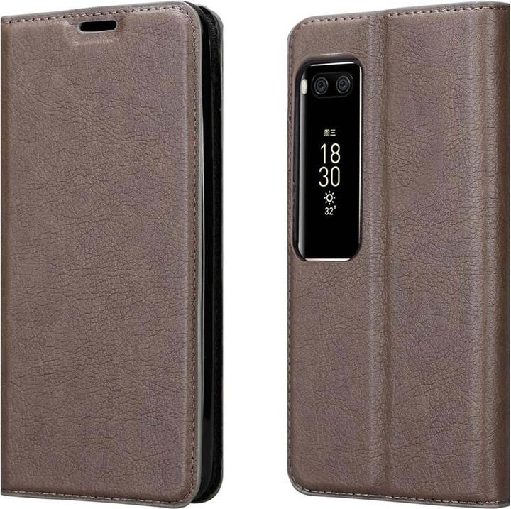 Actual product image Cadorabo Book Invisible Magnet Cover (Meizu Pro 7)