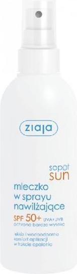 Actual product image Ziaja Sopot Sun Moisturising Milk -SPF 50+ 170 ml (Suntan lotion, SPF 50, 170 ml)