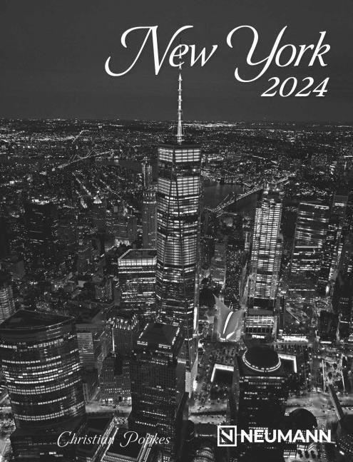 Actual product image Neumann New York 2024 - Diary - Book calendar - Pocket calendar - 16,5x21,6 (16 x 22 cm, German)