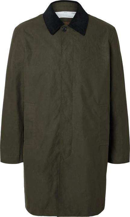 Selected Homme Gewachste Baumwoll Mantel (S)