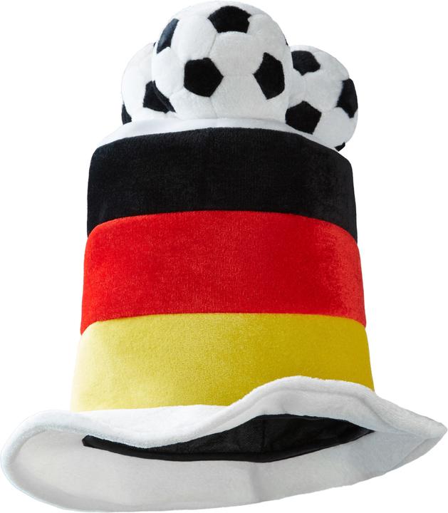 Actual product image tectake Germany Football Fan Top Hat with Footballs